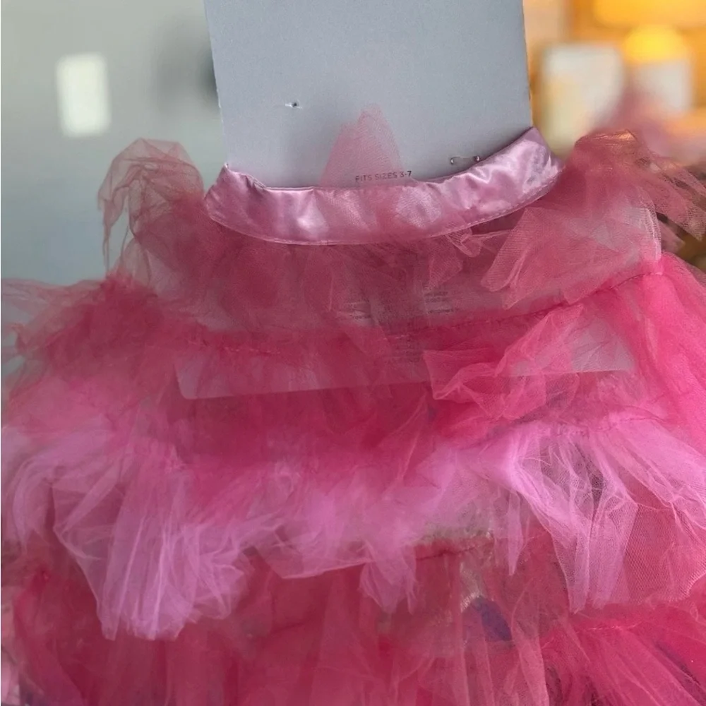 Girls Princess Costume Dress Up Set Pink Tutu Crown Wand Ministry of Rascals 3-7